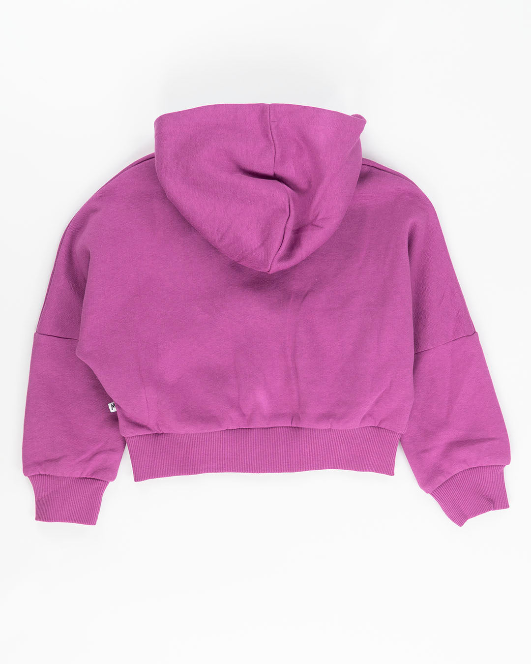 Felpa corta e larga felpata con zip MELBY