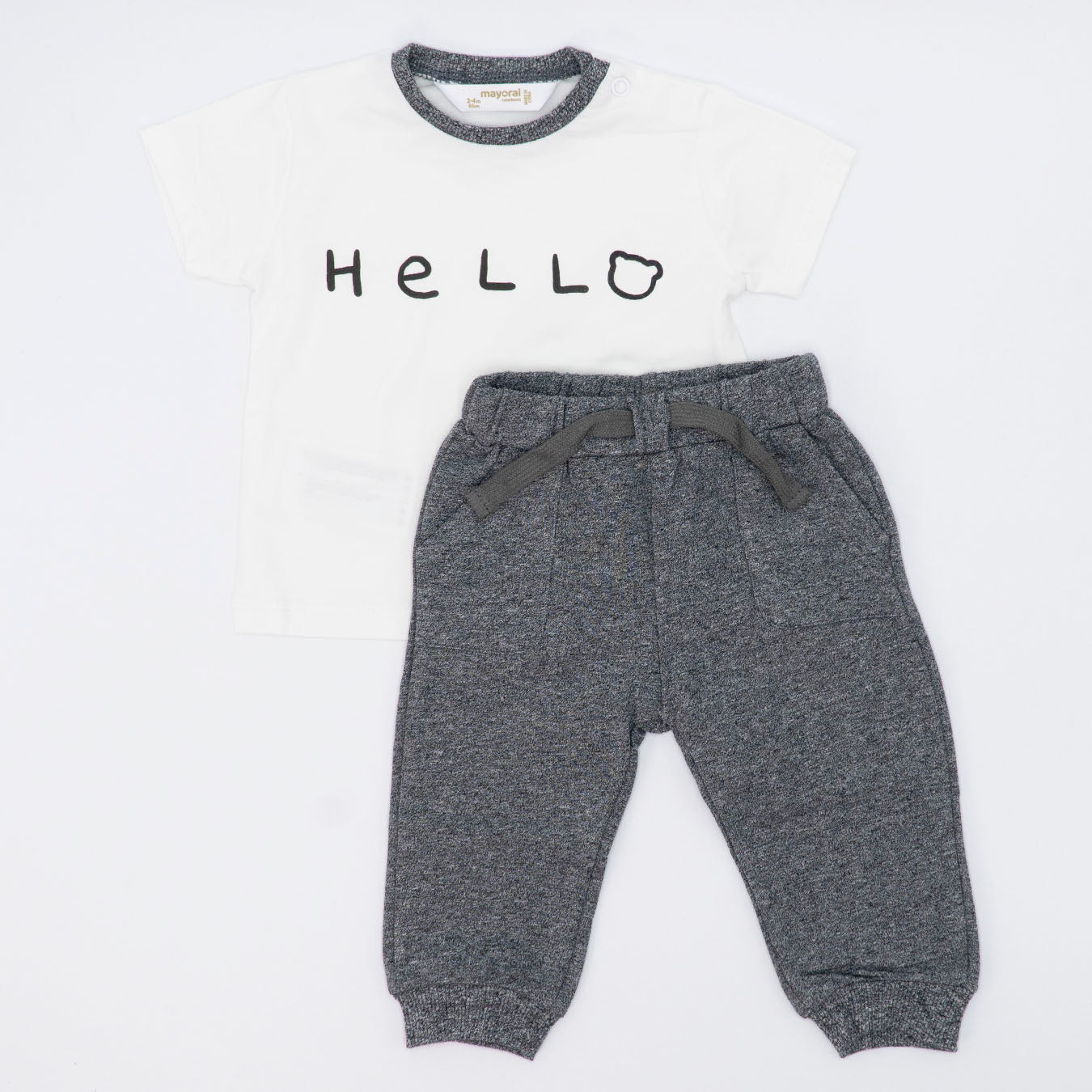 Tuta 3 pz. con zip e orsetto applicato MAYORAL