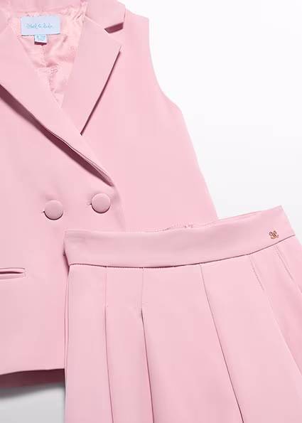 Completo con gilet lungo e pantagonna ABEL & LULA