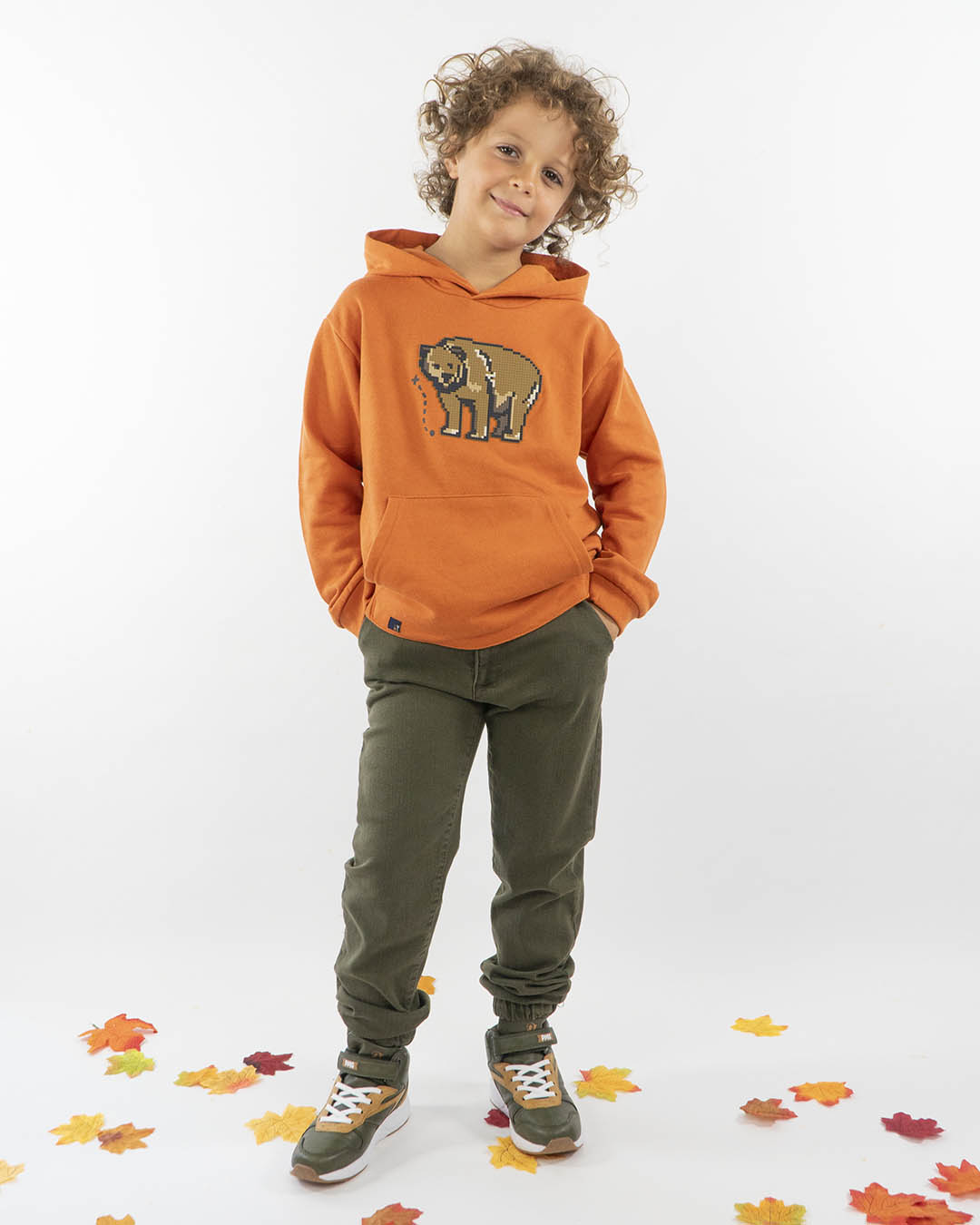 Pantaloni elasticizzati con elastico in caviglia
