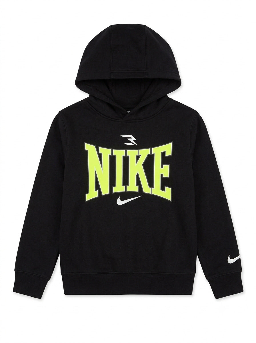 Felpa felpata con scritta fluo art.9Q1767-023 NIKE