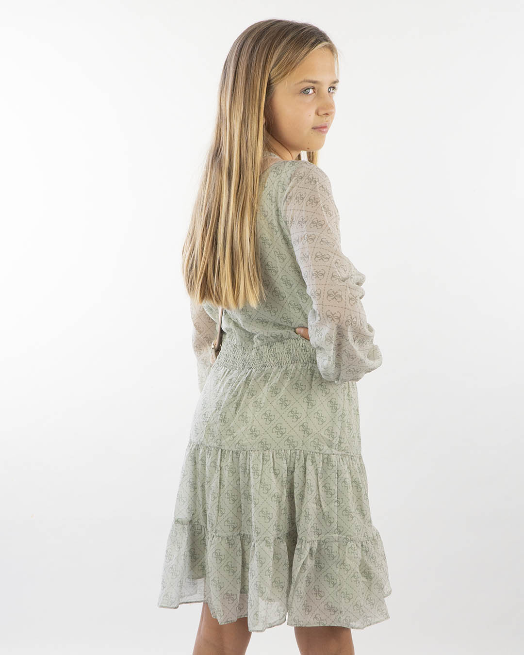 Abito con gonna a balze GUESS