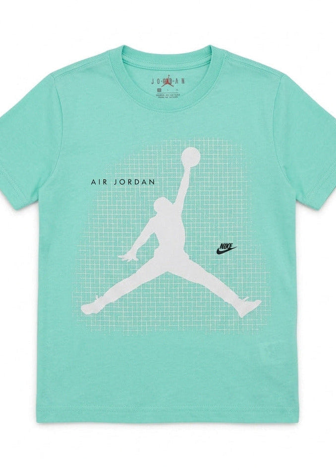 T-shirt con logo quadrettato art.95F634-G11 JORDAN