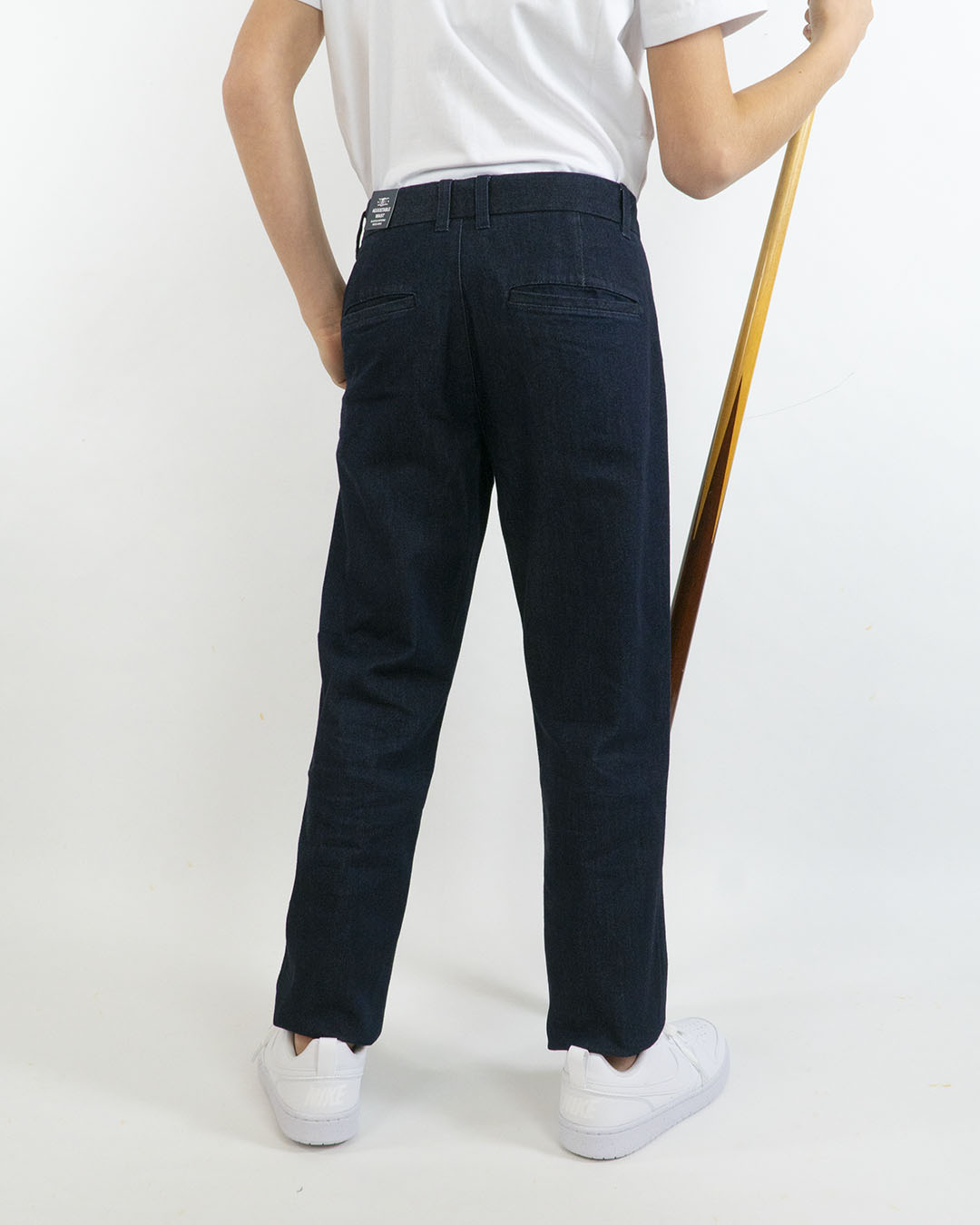 Pantaloni in tessuto jeans con pinces I DO