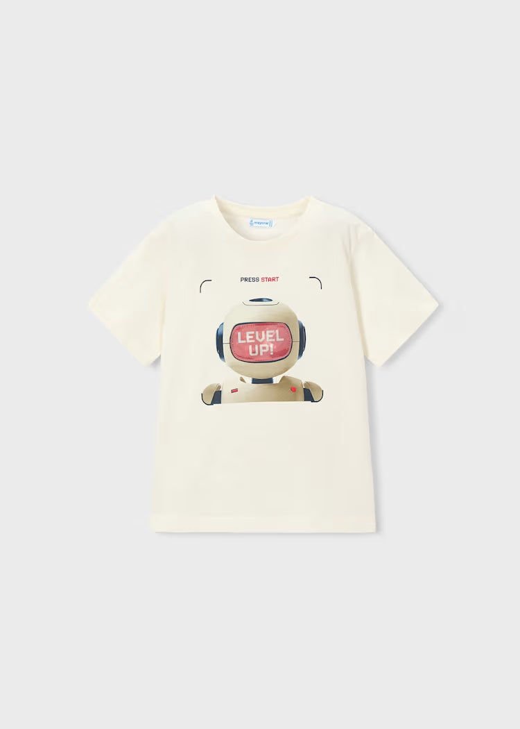 T-shirt manica corta con robot art.3065-39 MAYORAL
