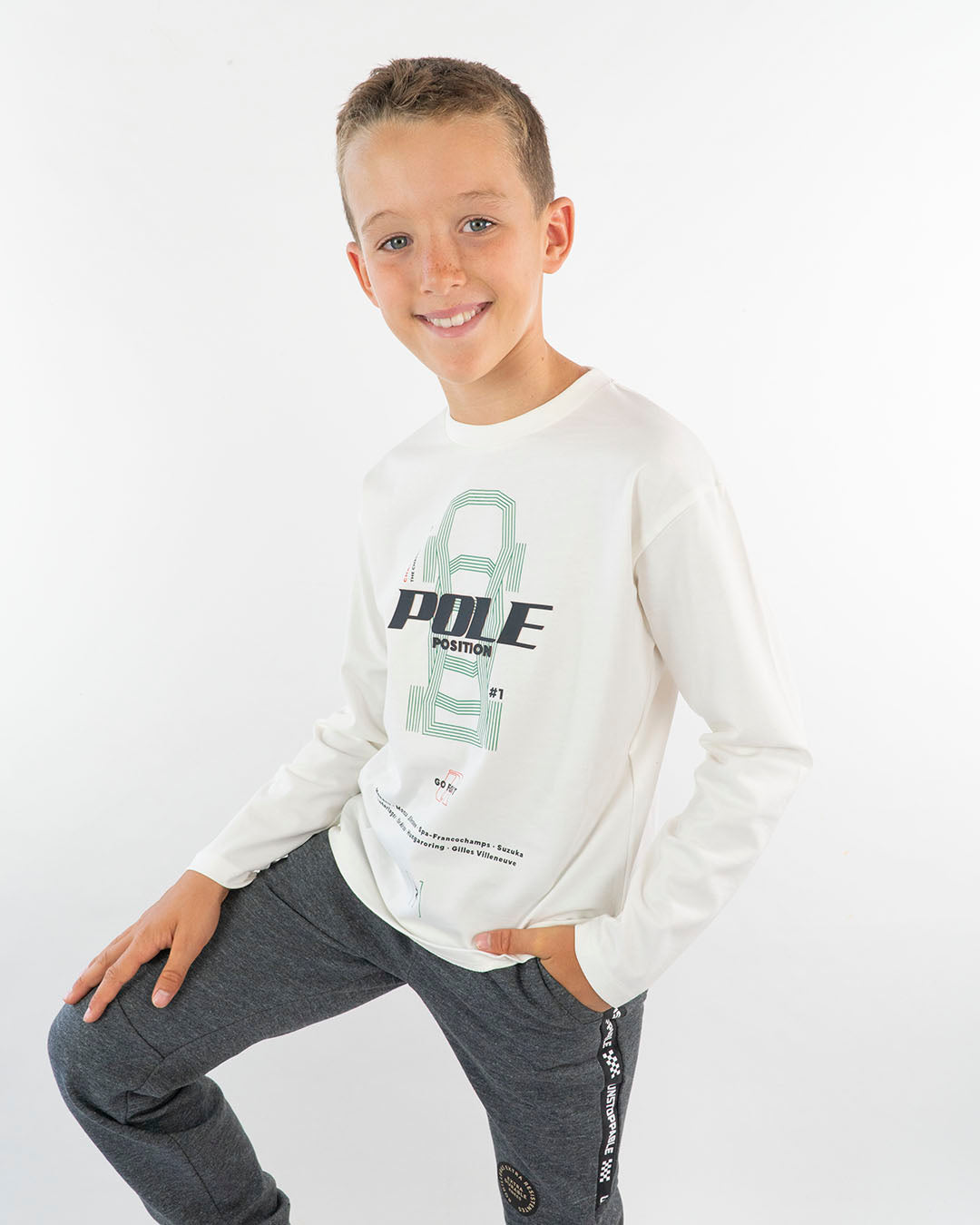 T-shirt manica lunga Pole position MAYORAL