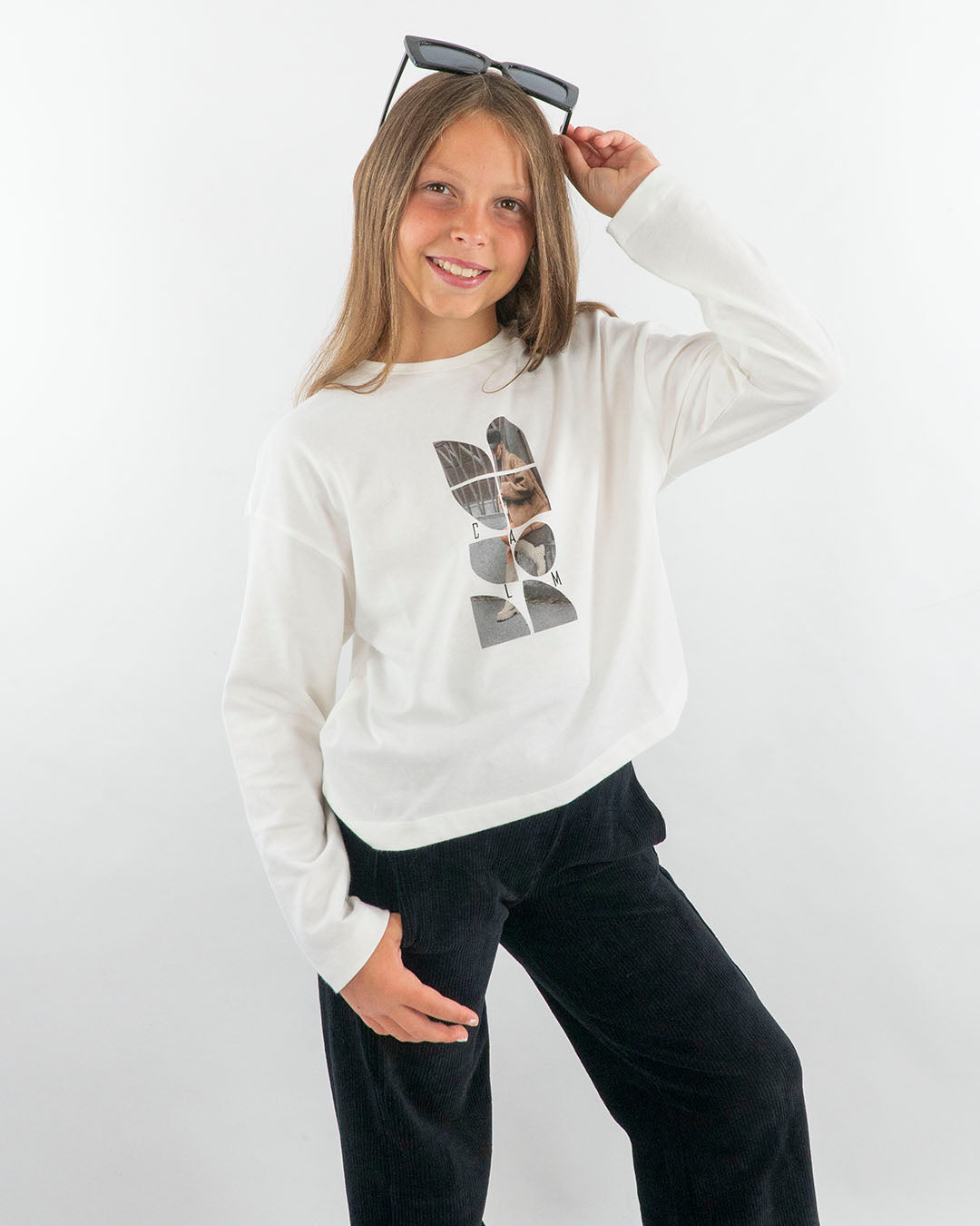 T-shirt manica lunga con foto stilizzata MAYORAL