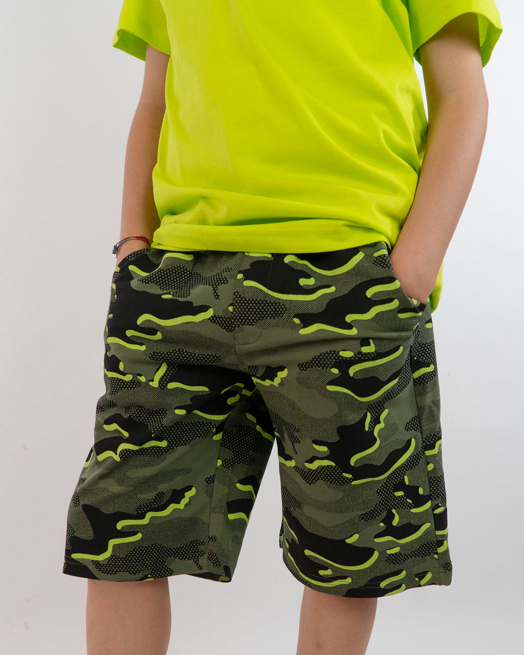 Completo 2 pz. con bermuda camouflage I DO