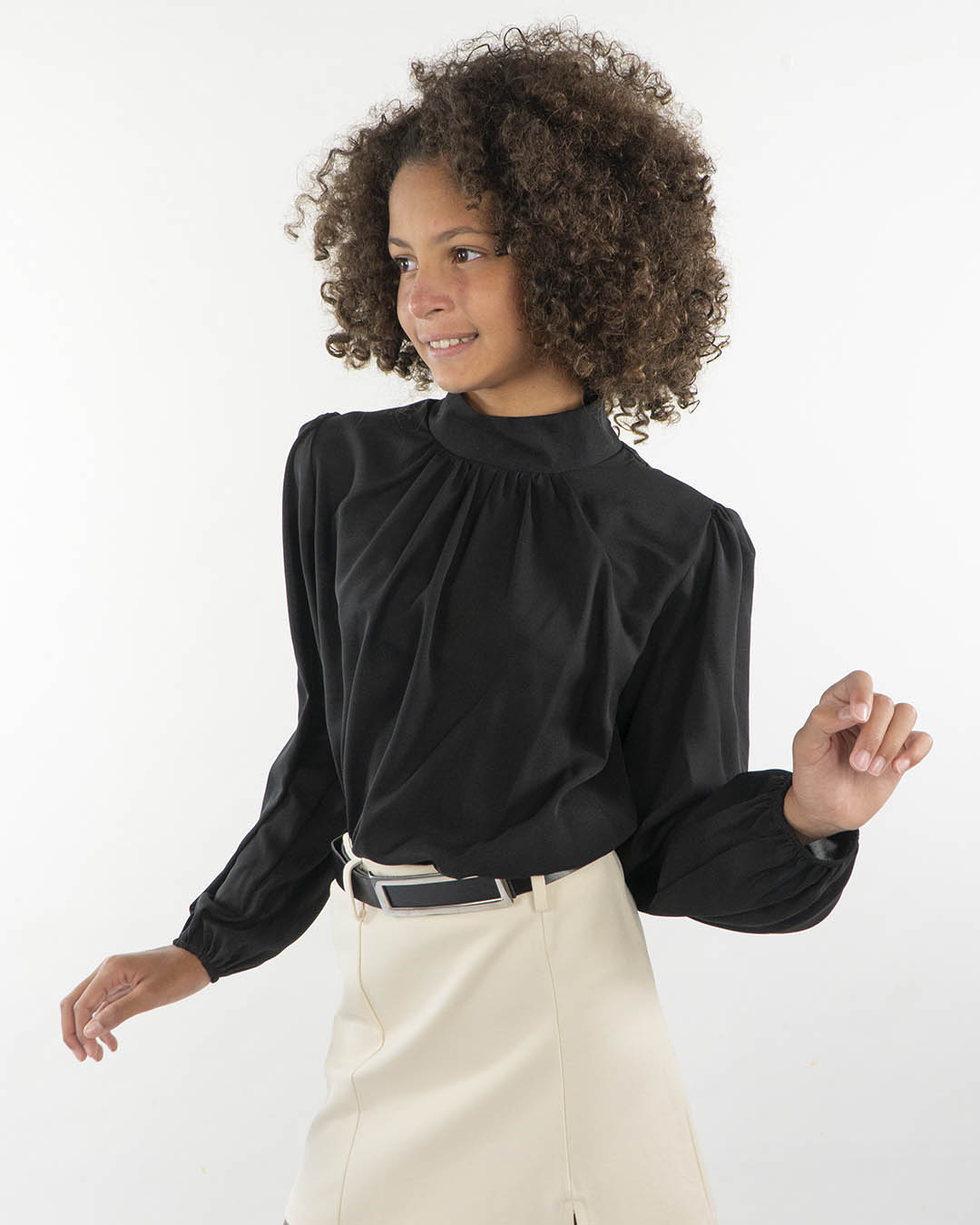 Camicia con colllo a fascetta