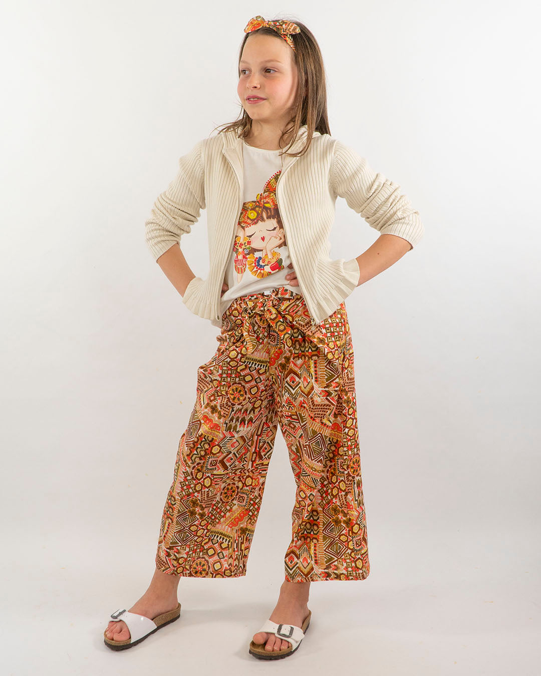 Cardigan a coste con zip e cappuccio