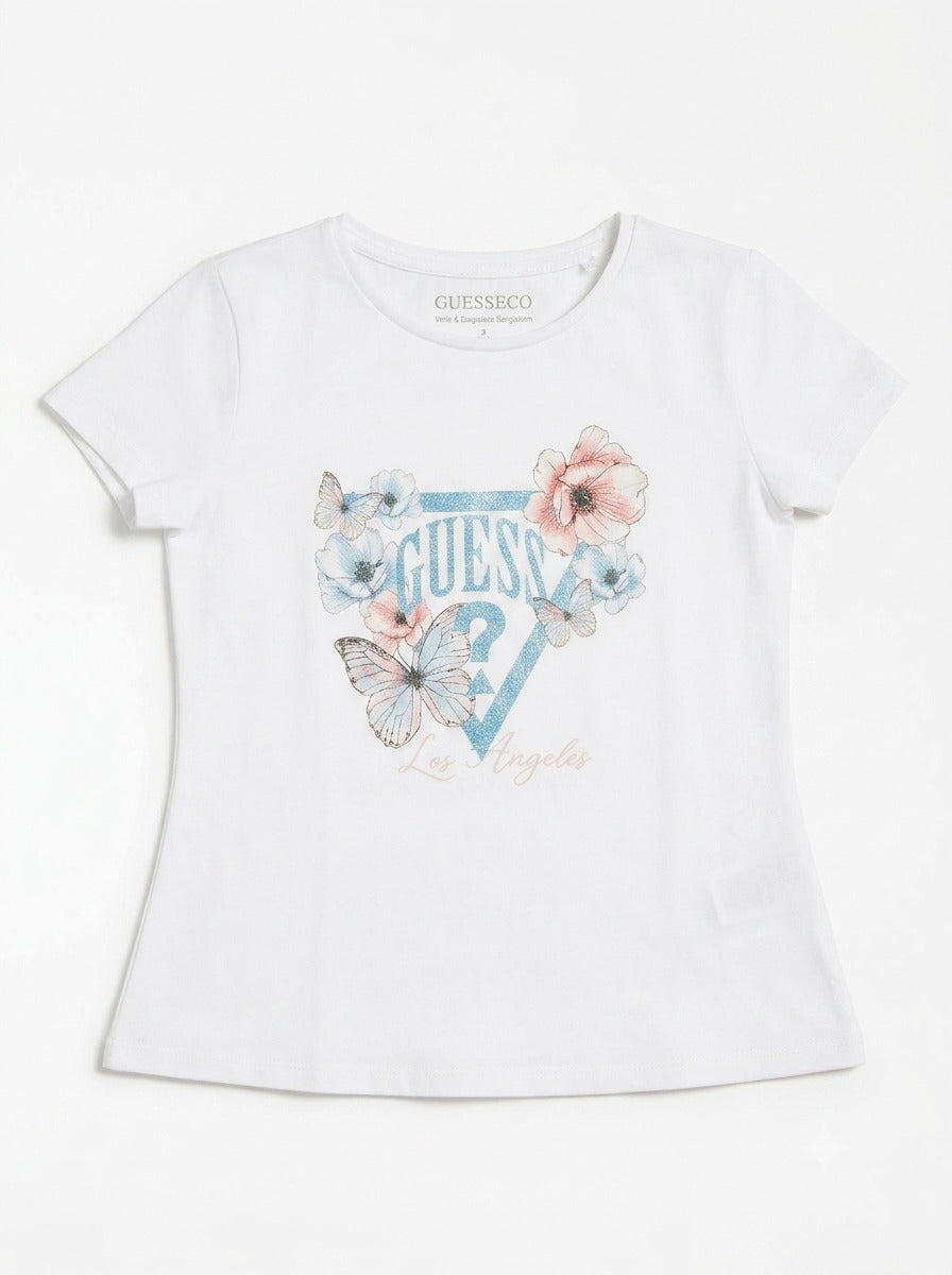 T-shirt con farfalle K6RI21K6YW4-G011 GUESS
