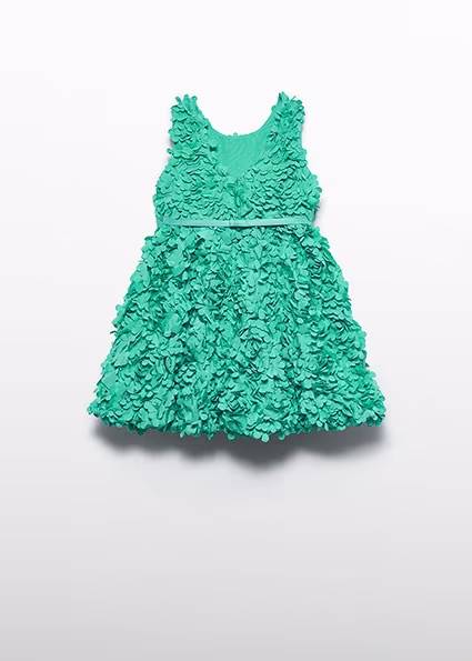 Abito a petali con cinturina gioiello ABEL & LULA