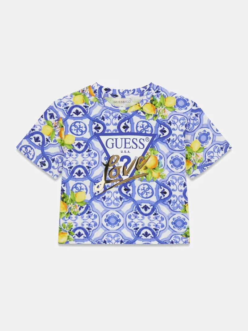 T-shirt fantasia maiolica J6GI03K6YW4-P7YG GUESS