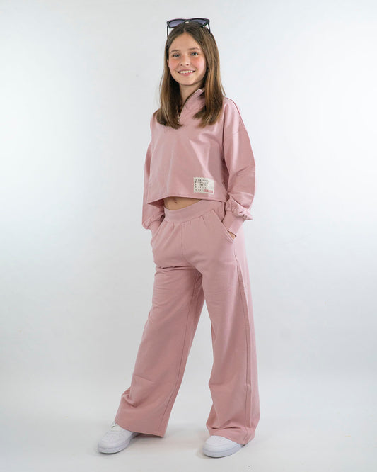 Tuta 2 pz. in cotone con pantalone largo  I DO