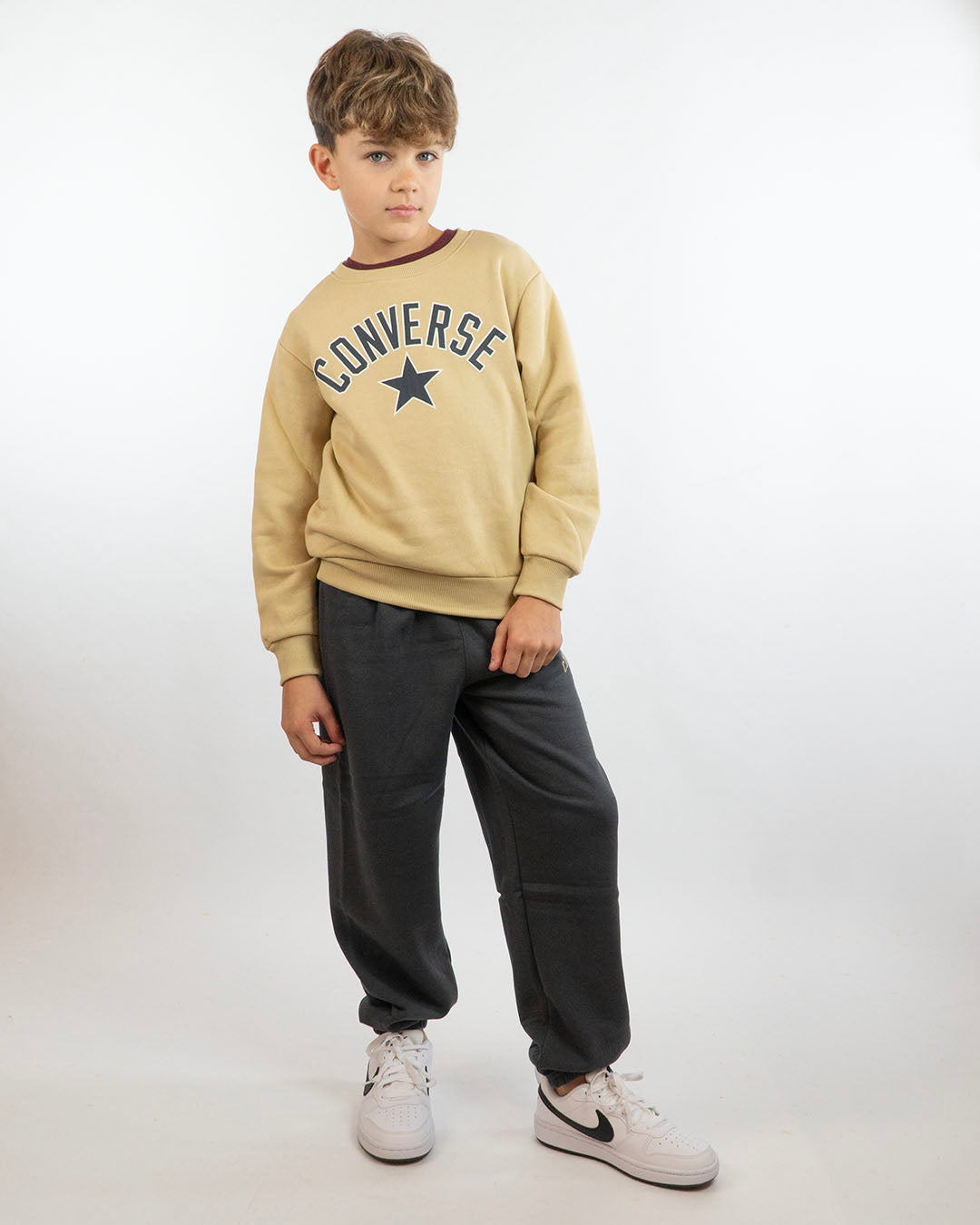 Tuta 2 pezzi felpata con scritta e stella CONVERSE