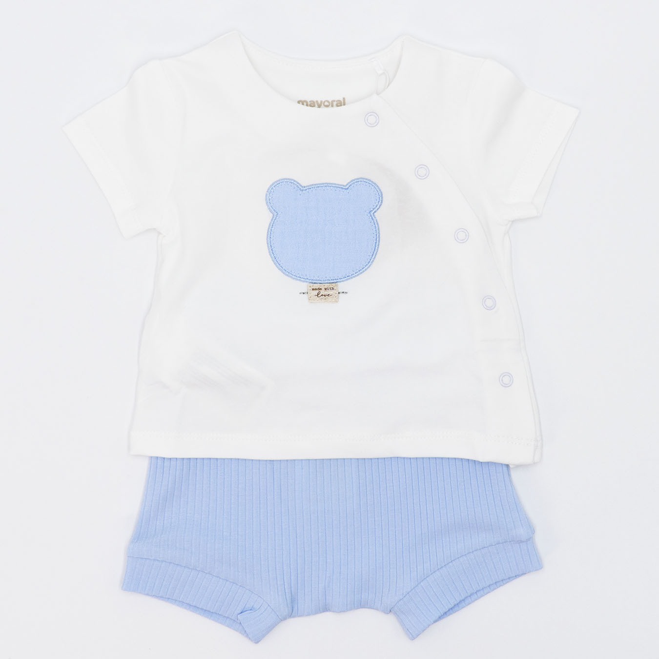 Completo 2 pz. con pantaloncino a costine MAYORAL