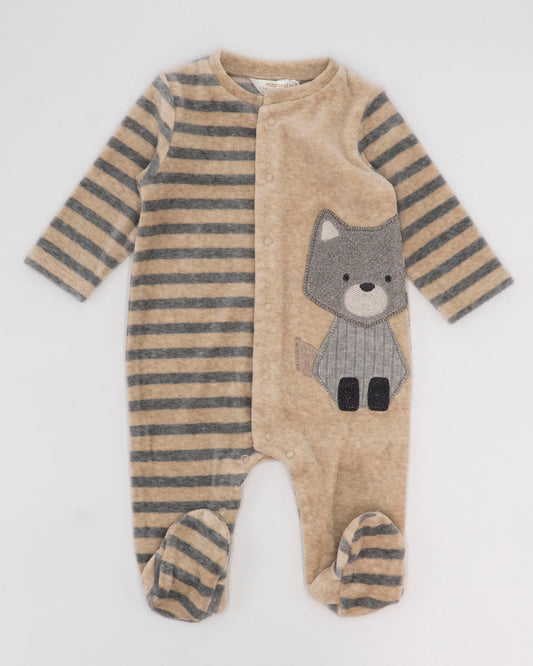 Tutina in ciniglia con lato rigato MAYORAL