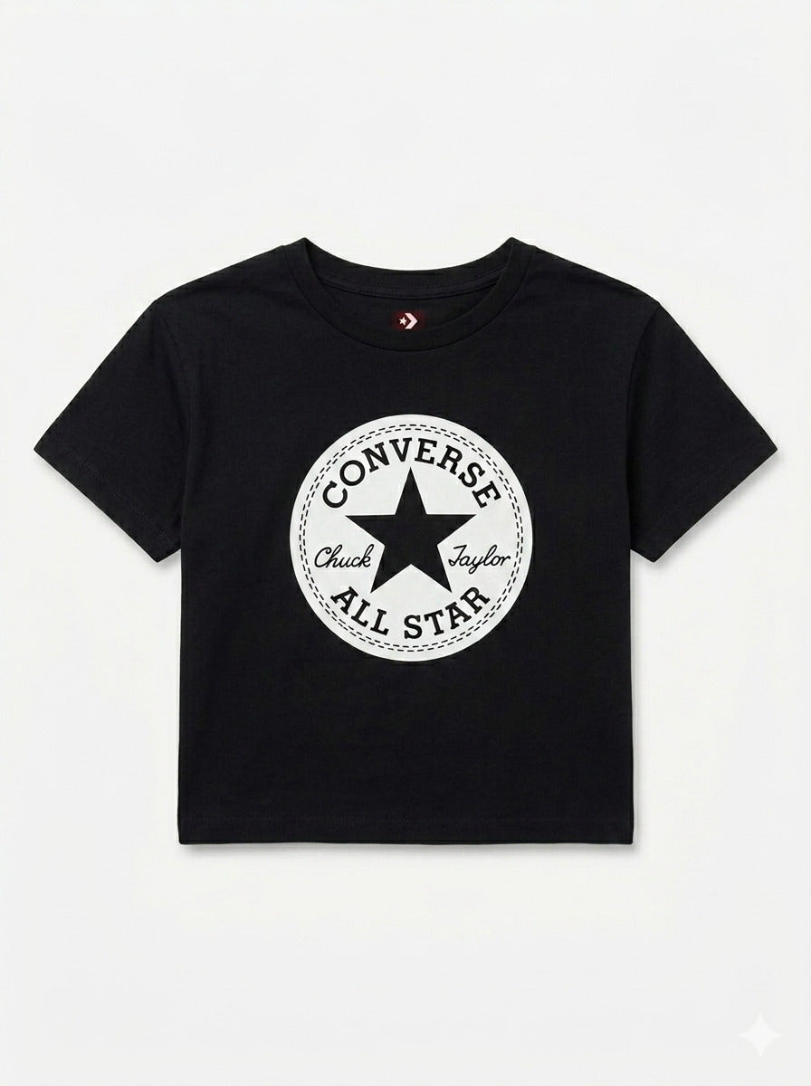 T-shirt manica corta con logo rotondo CONVERSE