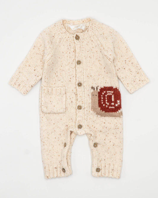 Tutina in maglia con taschine e lumaca MAYORAL