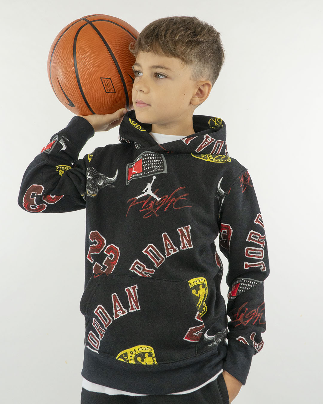 Felpa con simboli Chicago bulls JORDAN