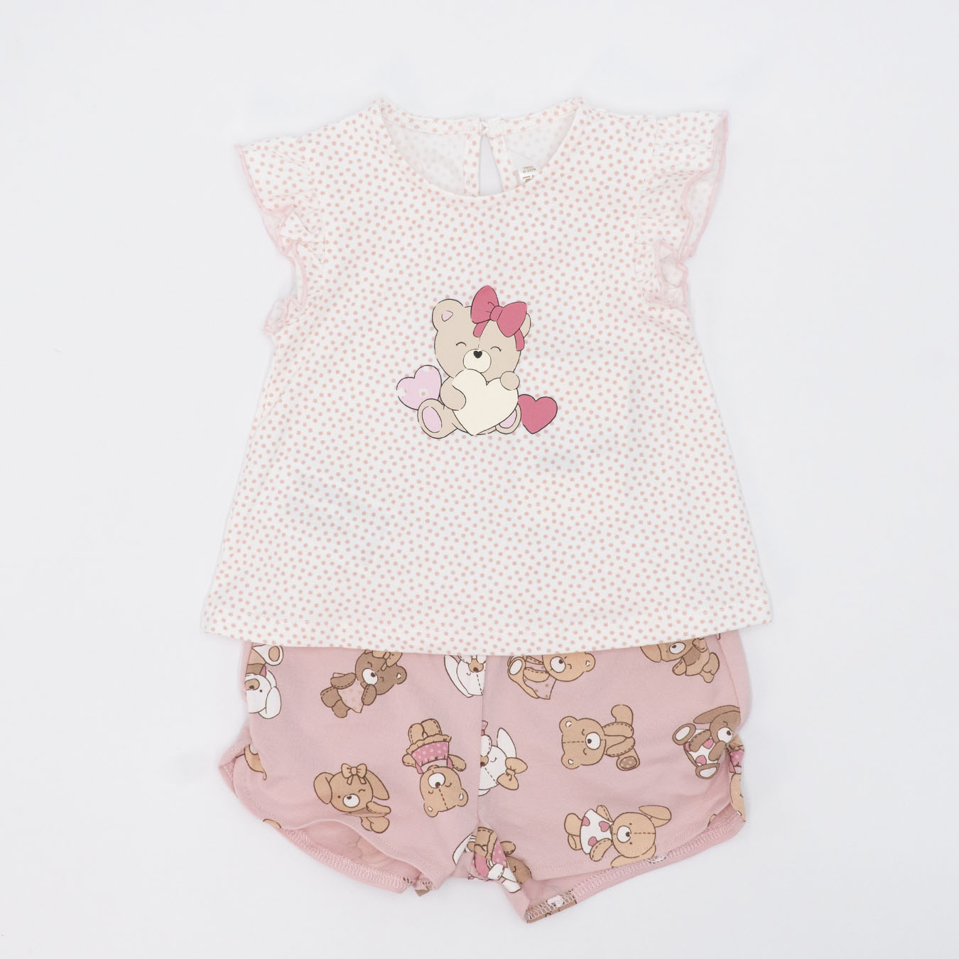Completo 2 pz. con t-shirt a pois MAYORAL