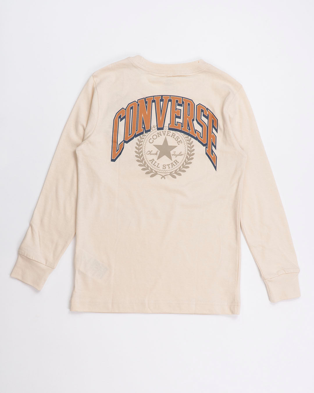 T-shirt manica lunga con stampa dietro CONVERSE