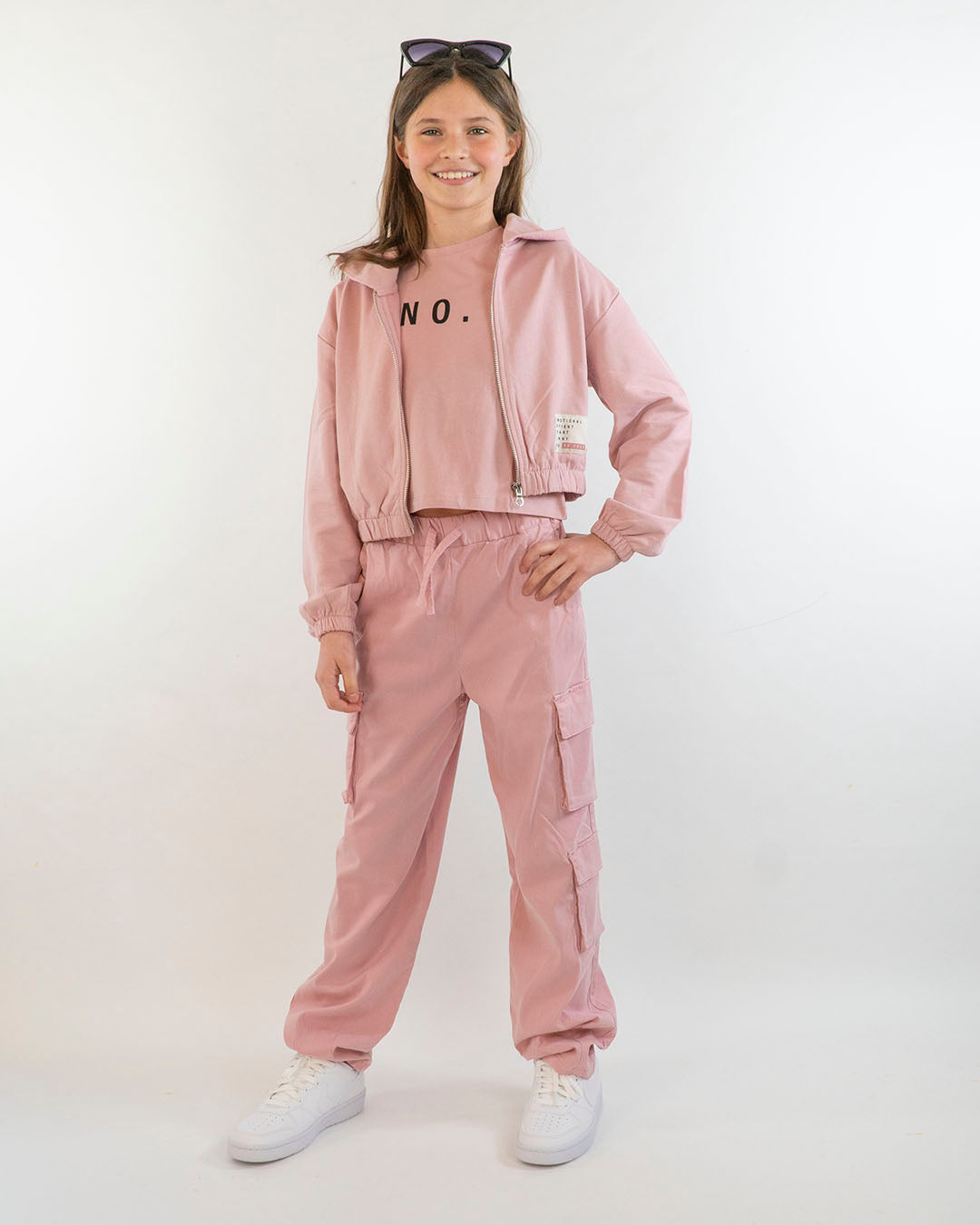 Pantalone cargo con elastico in vita I DO