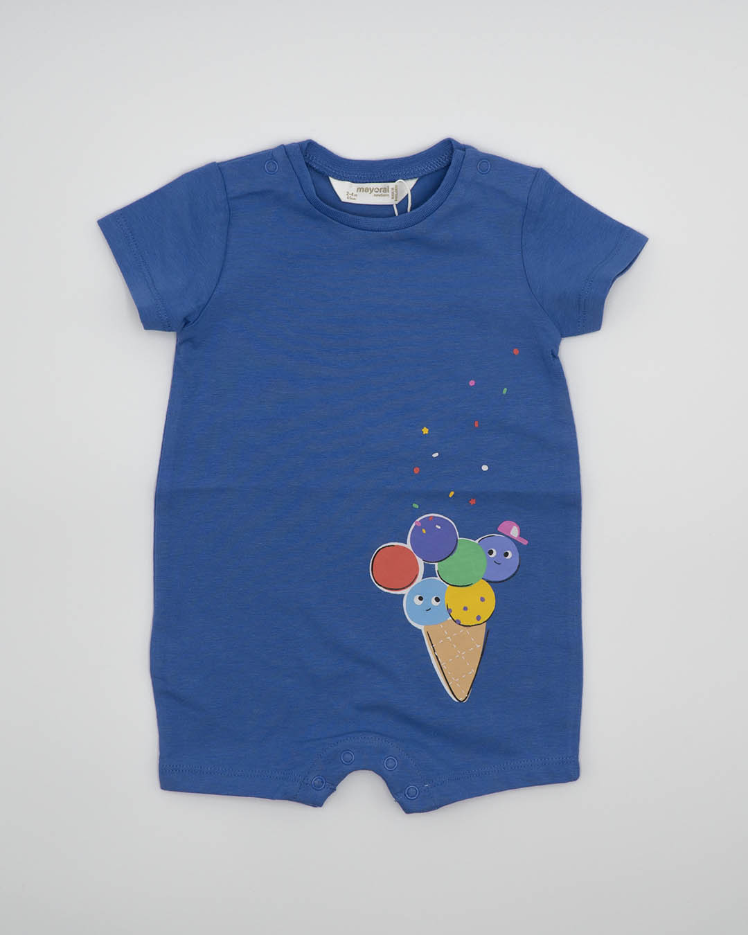 Pagliaccetto corto con cono gelato