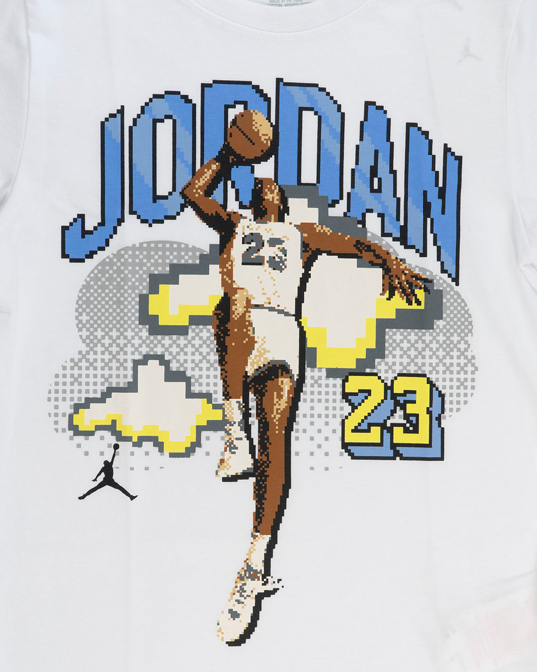 T-shirt con stampa in pixel art JORDAN
