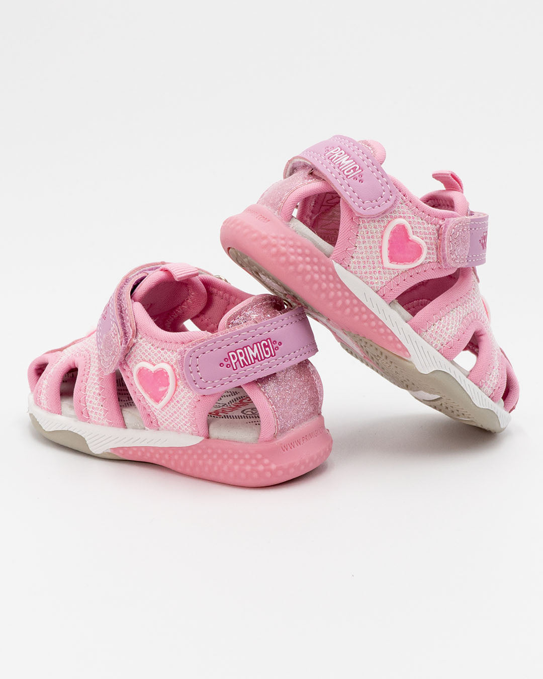Sandalo chiuso lurex con cuore PRIMIGI