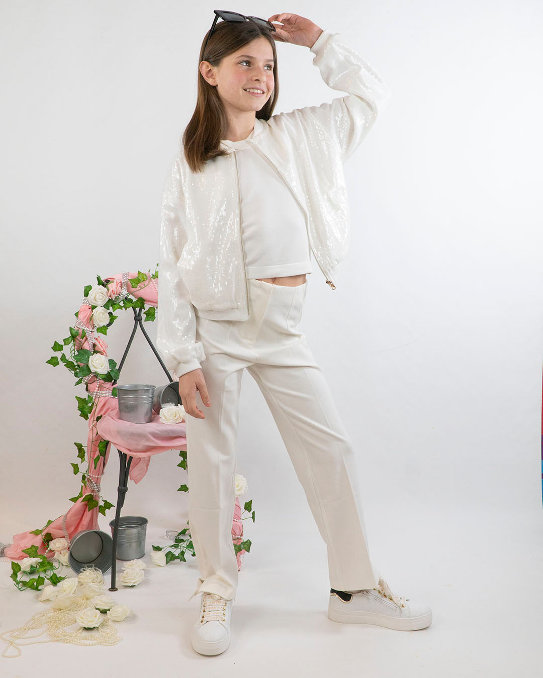 Top in viscosa con scollo americana MAYORAL