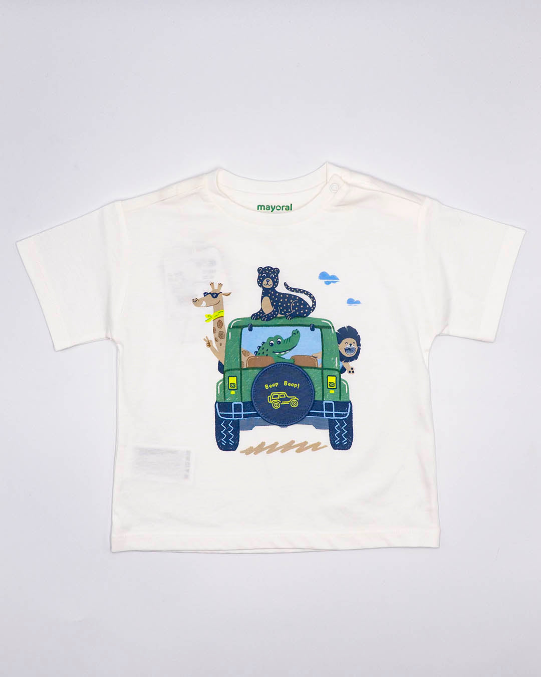 T-shirt manica corta con macchina