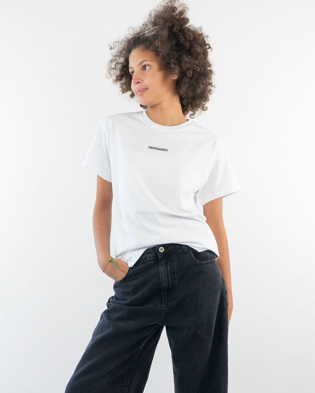 T-shirt con snake logo sulla schiena PROPAGANDA