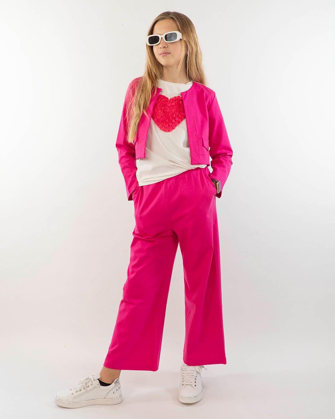 T-shirt manica corta con cuore