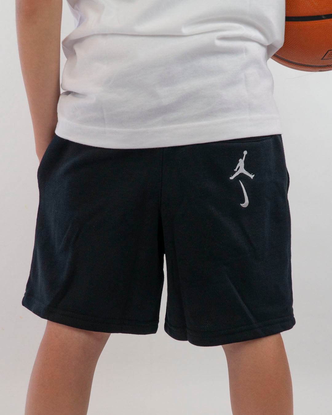 Bermuda in cotone con scritta JORDAN