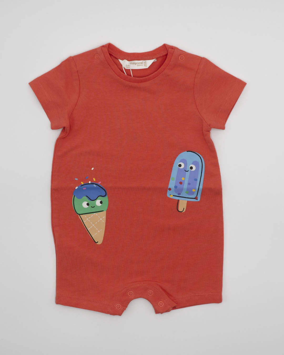 Pagliaccetto corto con gelati