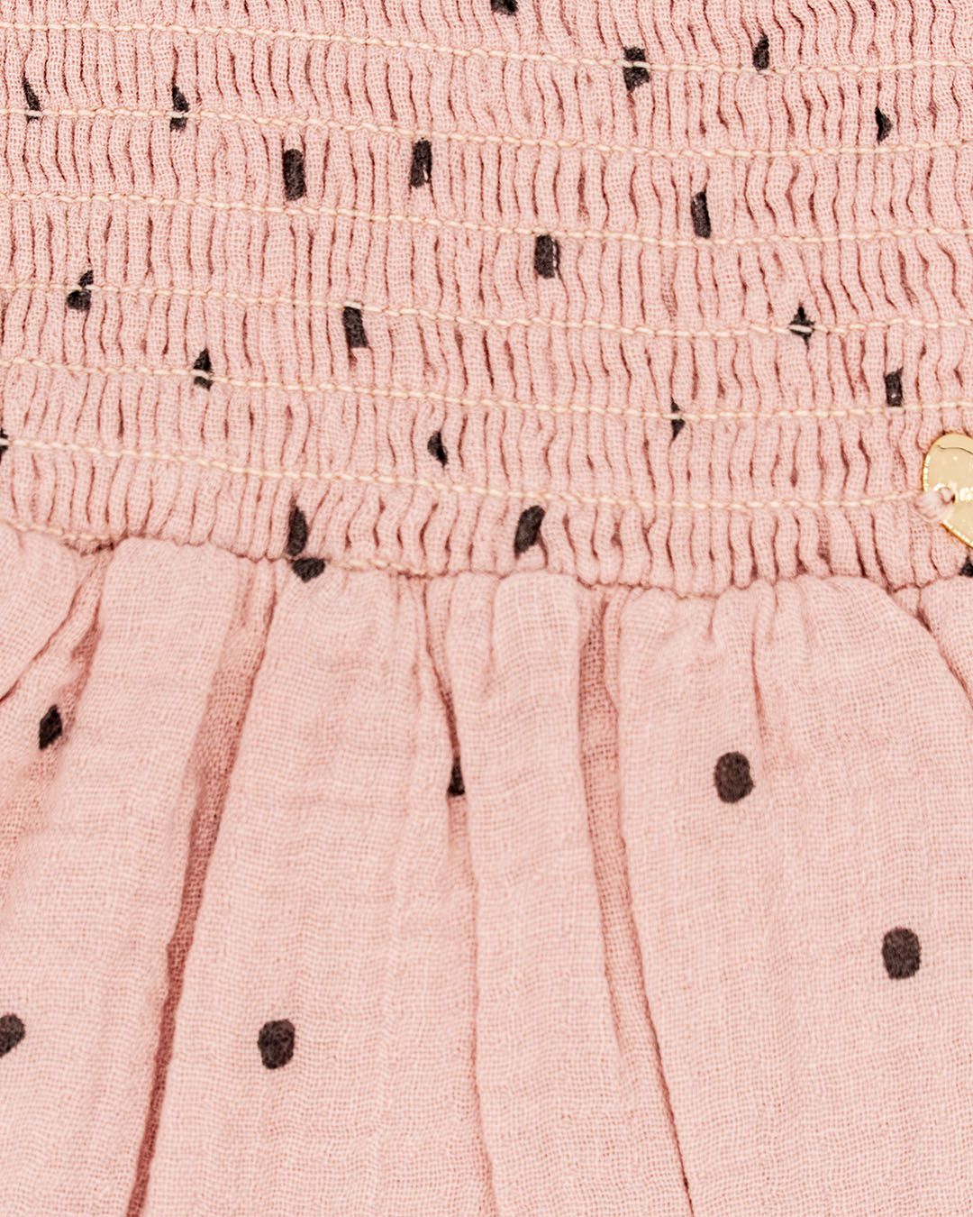 Abito a pois con corpino arricciato MAYORAL