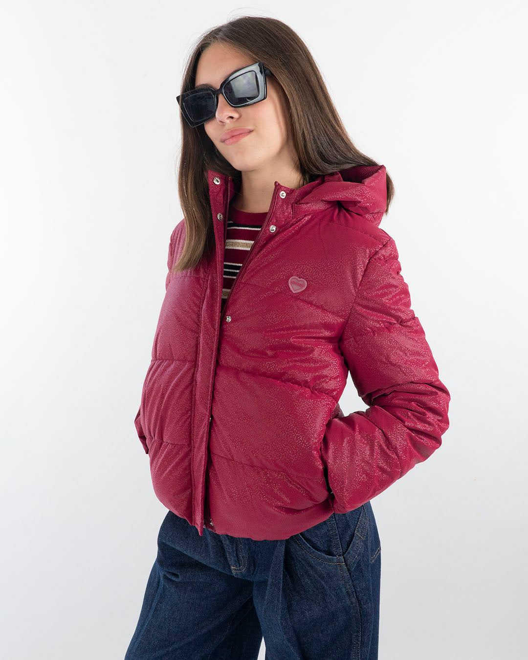 Giubbino imbottito con effetto cangiante GUESS
