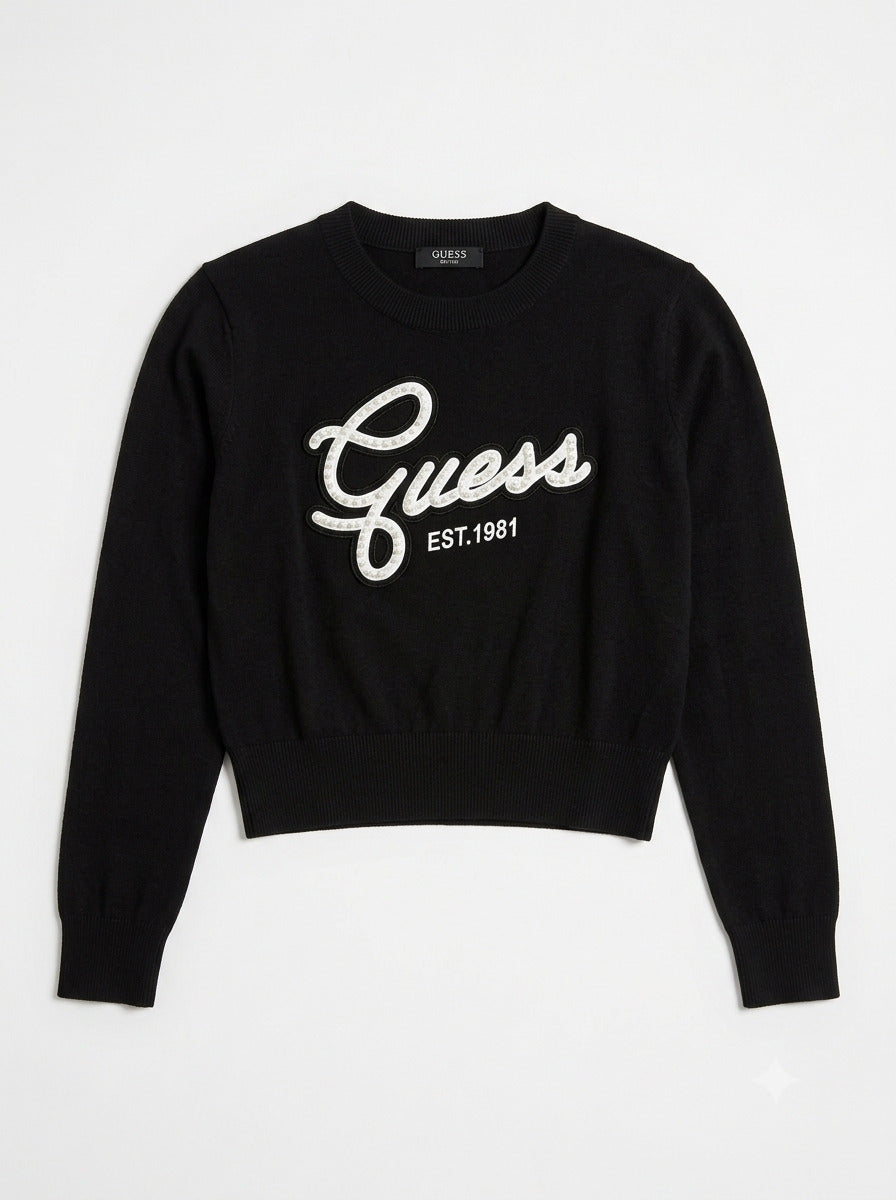 Maglioncino con scritta J6YR04 Z0834-JBLK GUESS