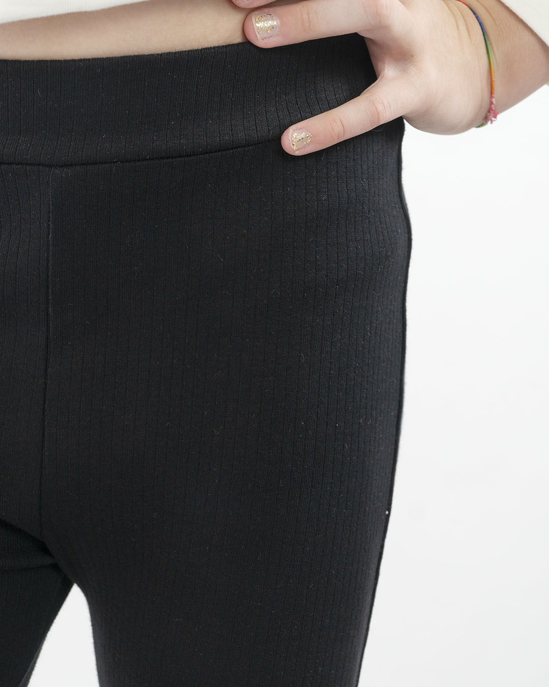 Leggings a costine taglio a zampa I DO