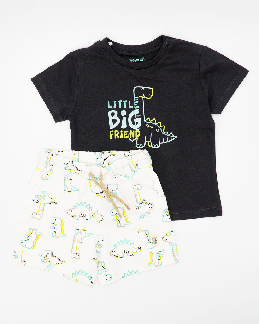 T-shirt maniche corte con dinosauro MAYORAL