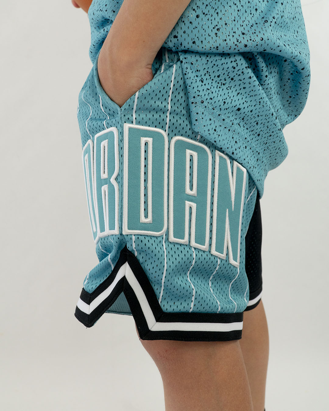 Pantaloncino tipo basket bicolor JORDAN