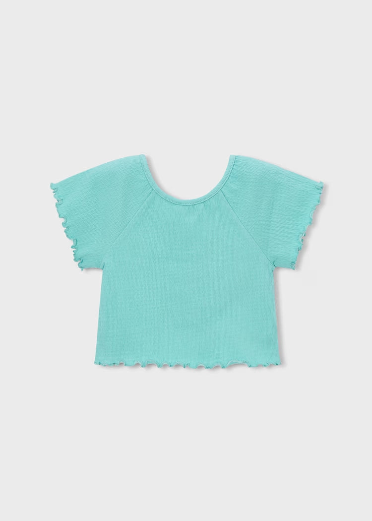 T-shirt con bottoni a fiore art.3014-16 MAYORAL