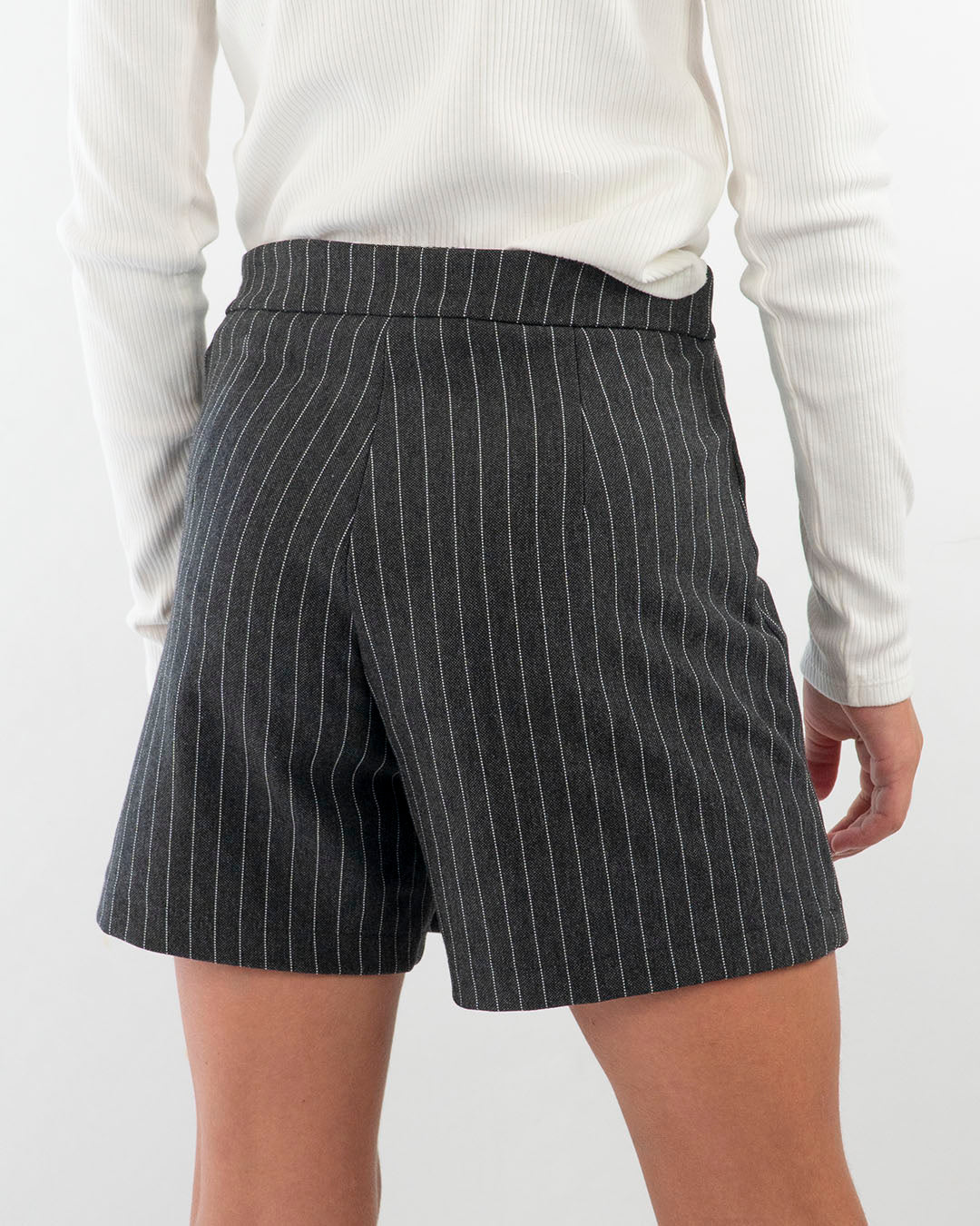 Gonna pantalone elasticizzata gessata MAYORAL