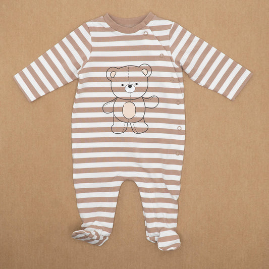 Tutina rigata con orsetto MAYORAL