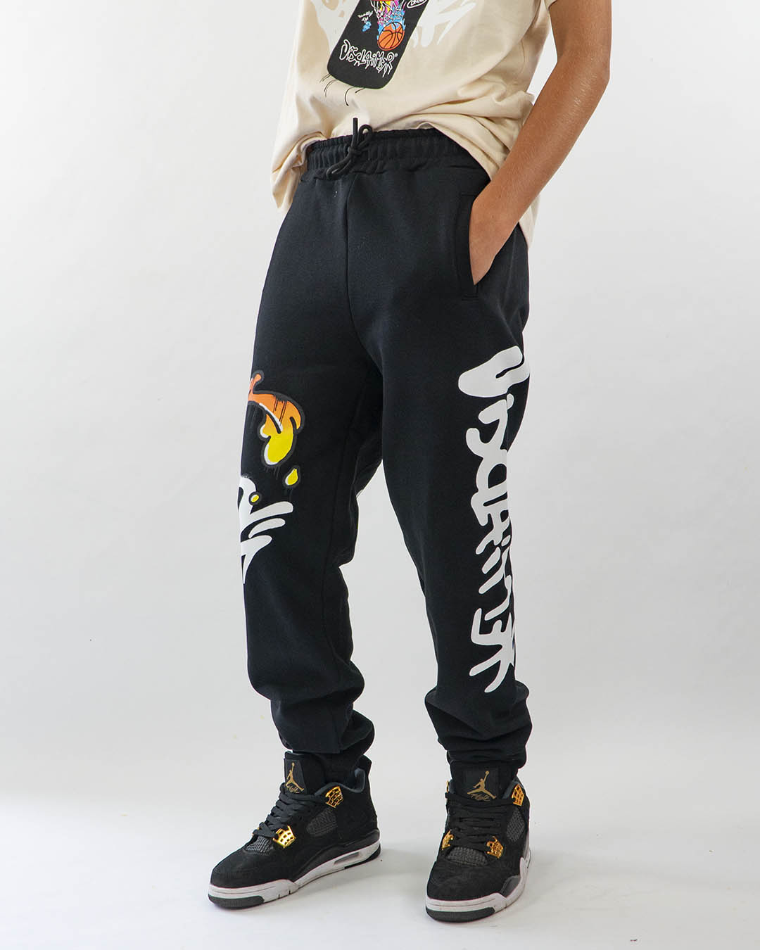 Pantalone lungo con stampe