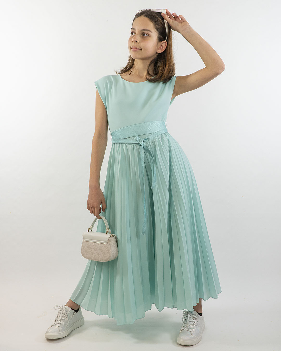 Tuta con pantalone plissè e fusciacca