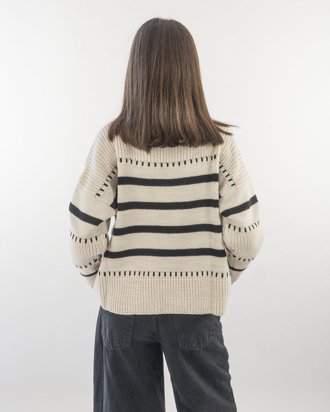 Maglione a righe Please