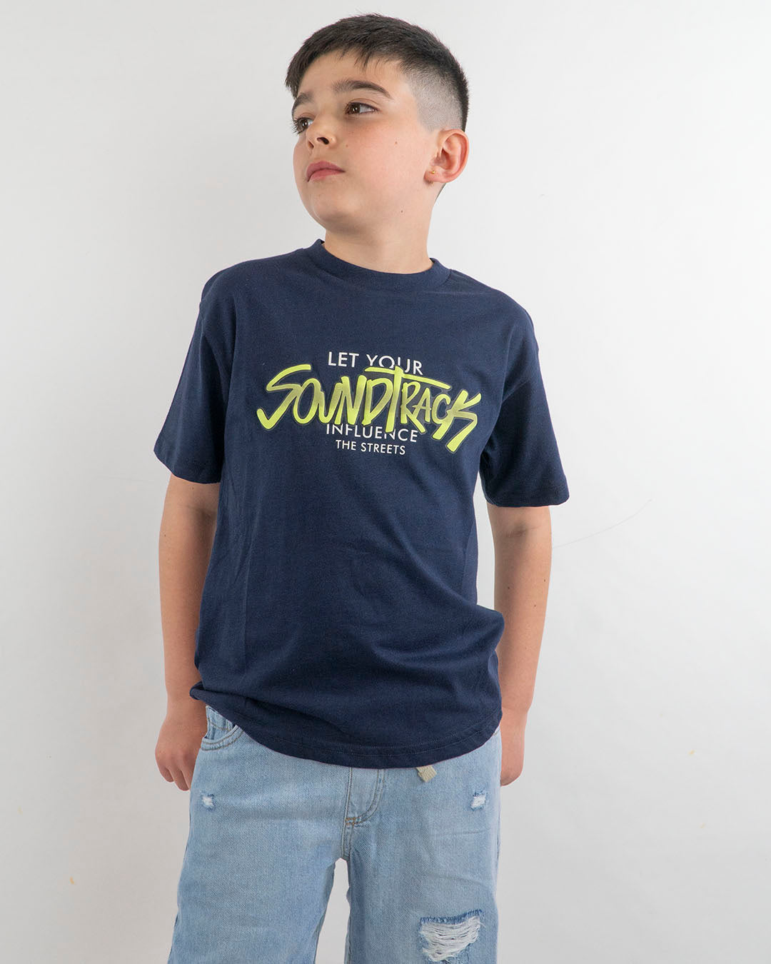 T-shirt manica corta con stampa fluo MAYORAL