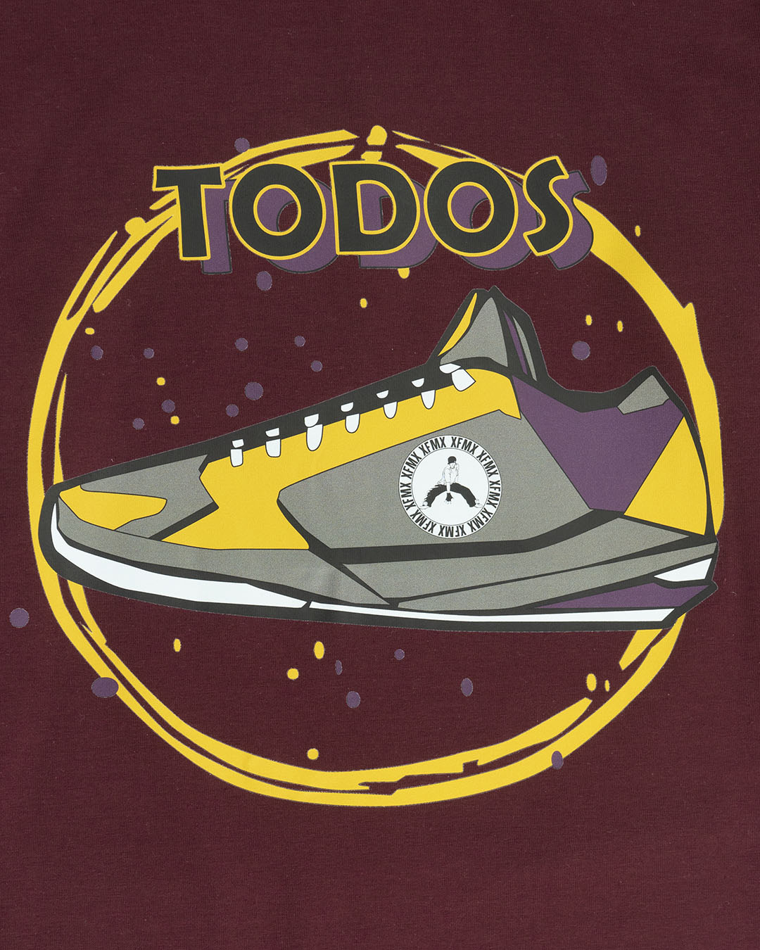 T-shirt manica lunga con sneaker FKM